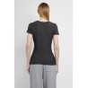 binding casual v-neck tee