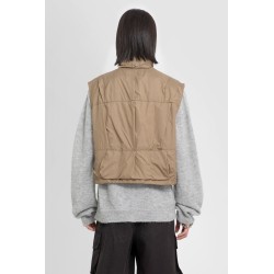 cropped exhale puffer vest