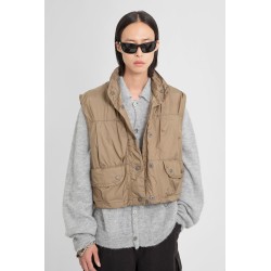 cropped exhale puffer vest