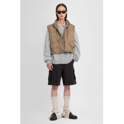 cropped exhale puffer vest