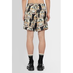 all-over palm printed shorts