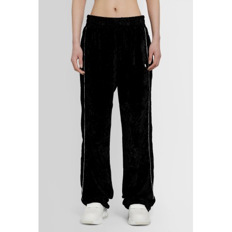 crushed velvet tracket pants