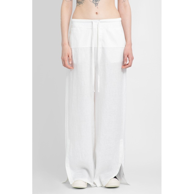 spliced wide leg pants