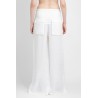 spliced wide leg pants