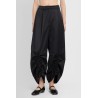 wide leg trousers with ruching