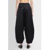 wide leg trousers with ruching