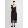 slip dress with pressed rose