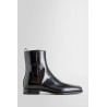 brushed leather chelsea boots