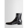 brushed leather chelsea boots