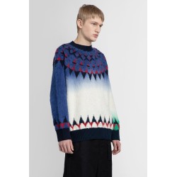 jacquard knit sweater