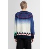 jacquard knit sweater