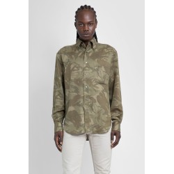 camo print fluid fit leisure shirt