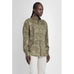 camo print fluid fit leisure shirt