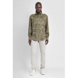 camo print fluid fit leisure shirt