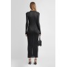 ribbedknit lurex dress