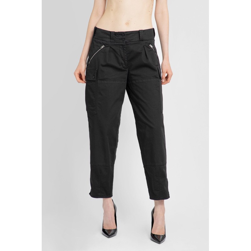 cropped cotton cargo pants