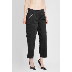 cropped cotton cargo pants