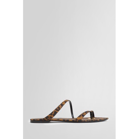 leopard print tanger sandals