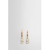 jewelled hoops vlogo earrings