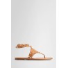 rockstud thong strap sandals