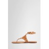 rockstud thong strap sandals