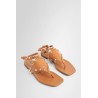 rockstud thong strap sandals