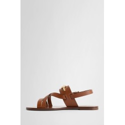 gold vlogo sandals