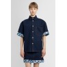 heavyweight denim short sleeve shirt