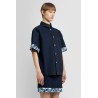 heavyweight denim short sleeve shirt