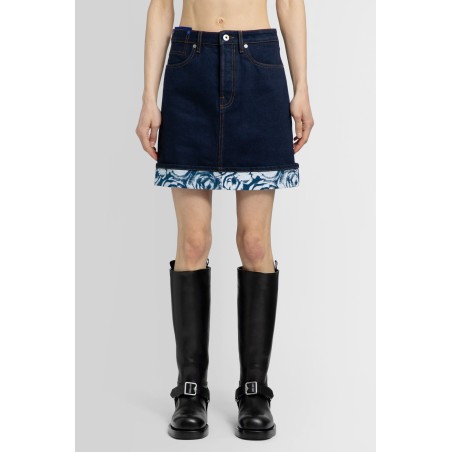 heavyweight denim mini skirt