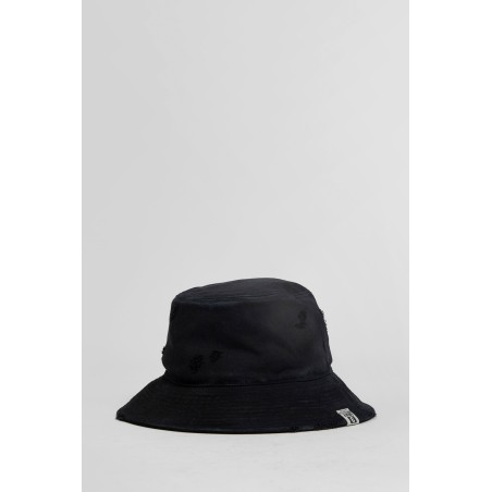 distressed canvas bucket hat