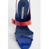 climnetra patent leather slingback sandals