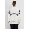 graphic wool sweater