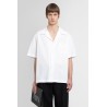 rubberised signature v bowling shirt in cotton poplin