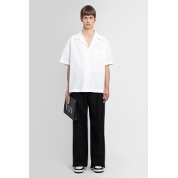 rubberised signature v bowling shirt in cotton poplin