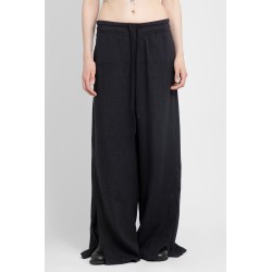 spliced wide leg pants