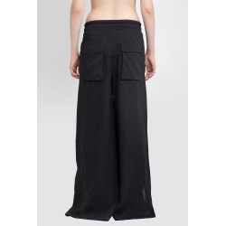 spliced wide leg pants