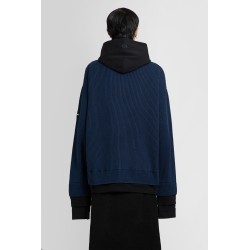 unity sports icon layered zip-up oversized hoodie