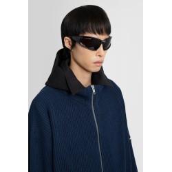 unity sports icon layered zip-up oversized hoodie