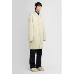 mid-length quilted nylon car coat