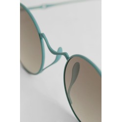 uma wang collaboration teal patina sunglasses