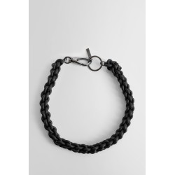 braided rope rubber necklace