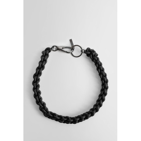 braided rope rubber necklace