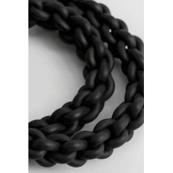 braided rope rubber necklace