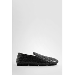 woven leather loafers