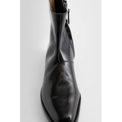 polished leather boots