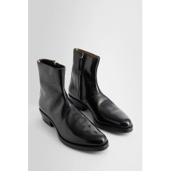 polished leather boots