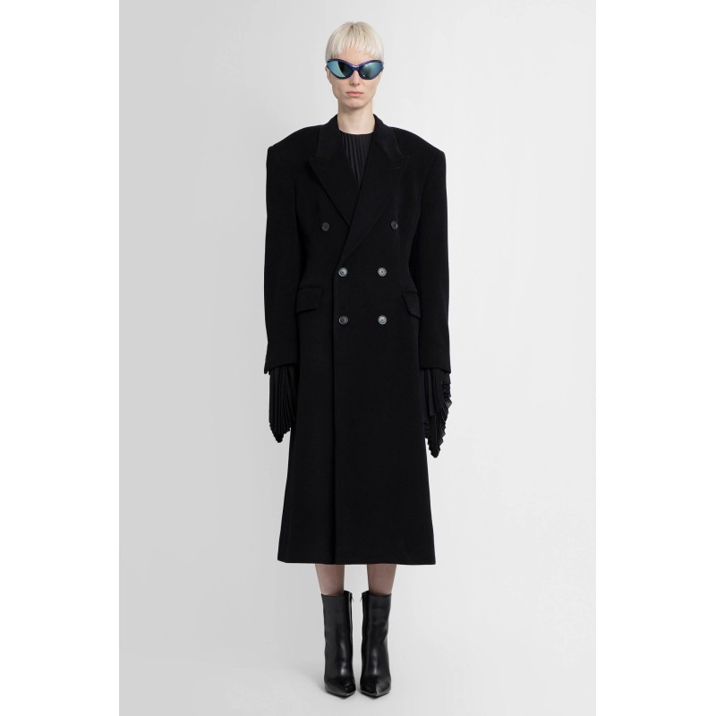 cinched cashmere coat