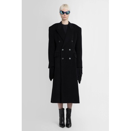 cinched cashmere coat