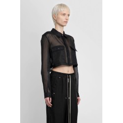 lido cropped outershirt in cotton organdy